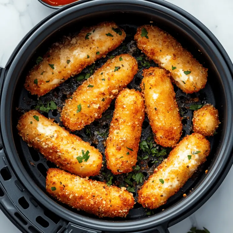 Air Fryer Mozzarella Sticks Recipe