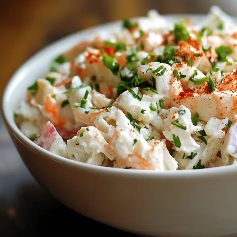 Easy Crab Salad Recipe