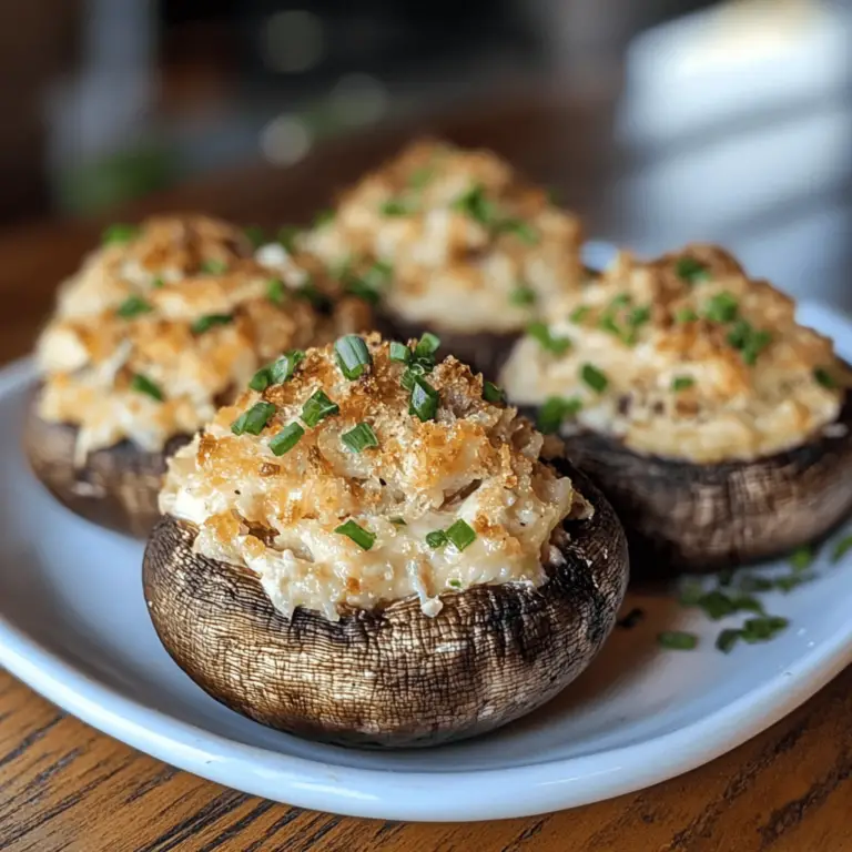 Crab Stuffed Mushrooms Recipe