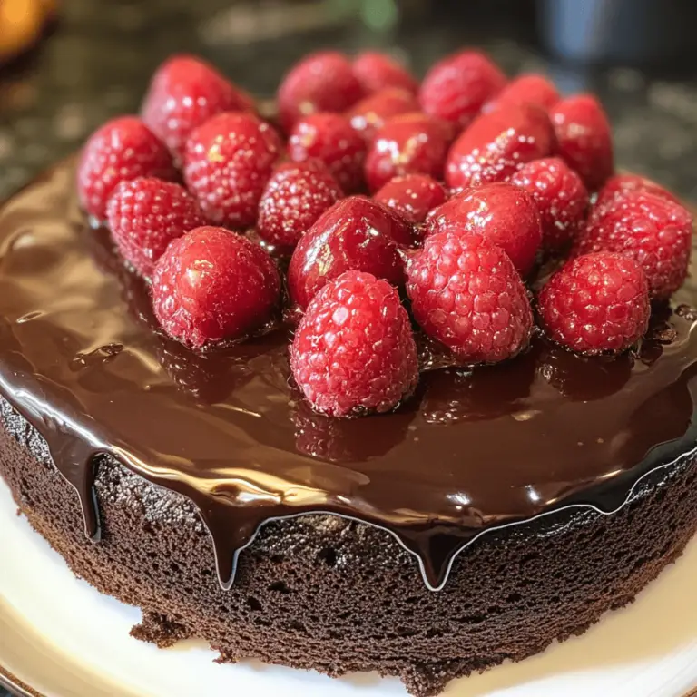 Flourless Chocolate Cake Recipe