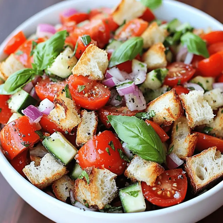 Panzanella Salad Recipe