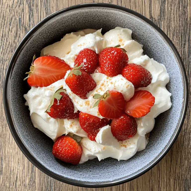 Strawberries and Cream Recipe