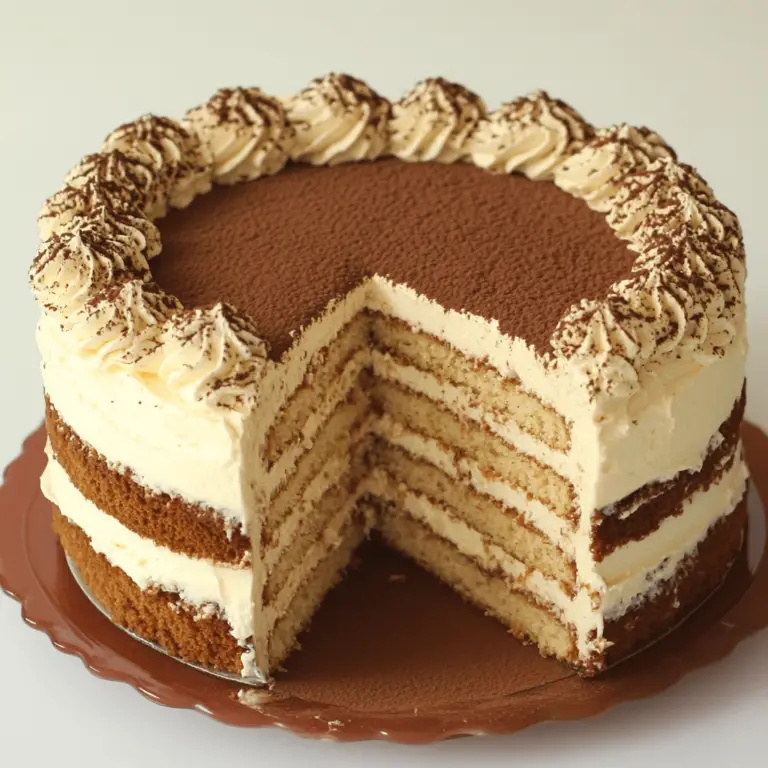 Tiramisu Cake Recipe