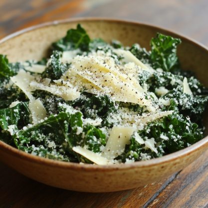 Cacio e Pepe-Inspired Kale Salad Recipe