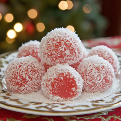 Mom’s Christmas Jello Balls Recipe