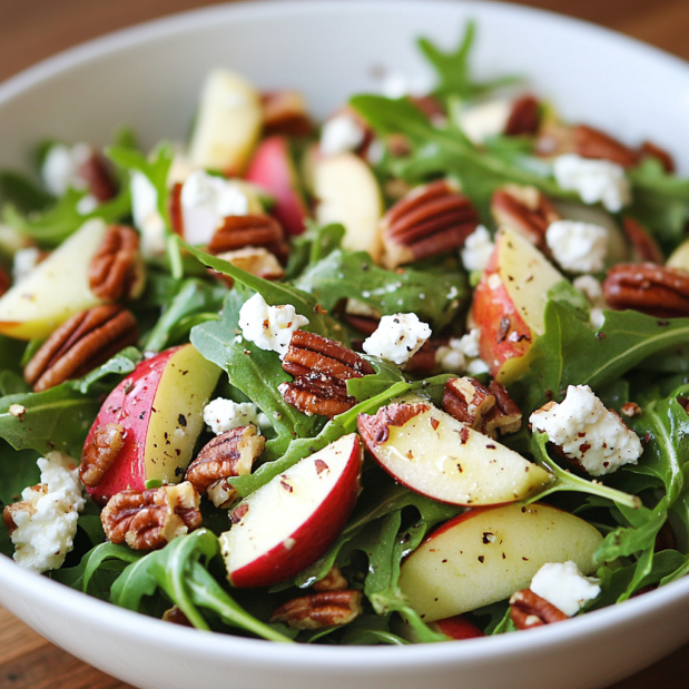 Arugula Salad with Apples and Pecans