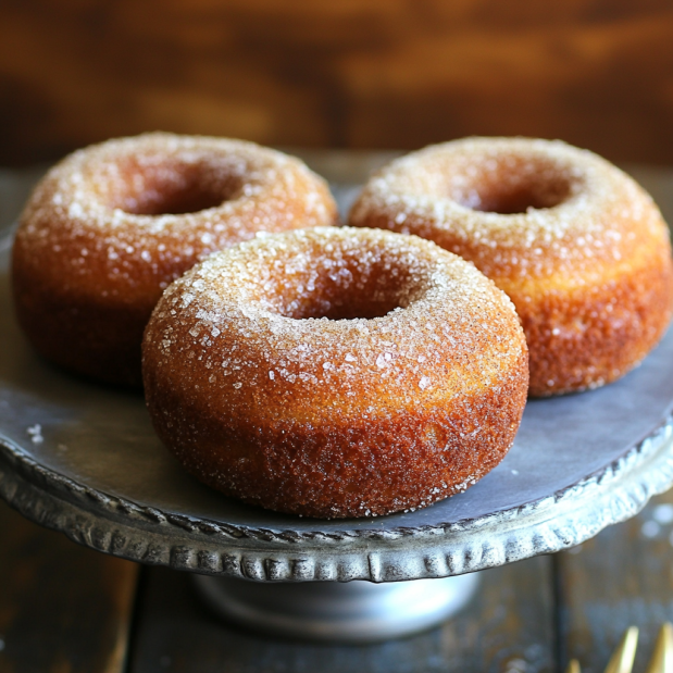 Baked Apple Cider Donuts {Cake}