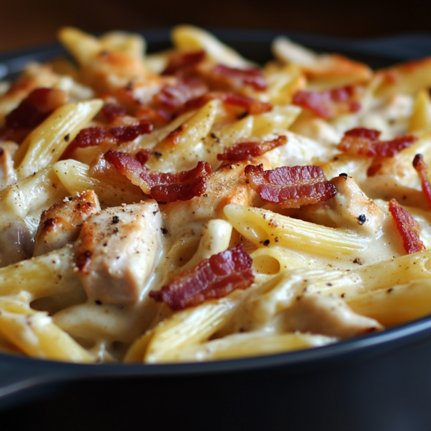 Creamy Chicken Bacon Ranch Pasta – The Ultimate Comfort Food!