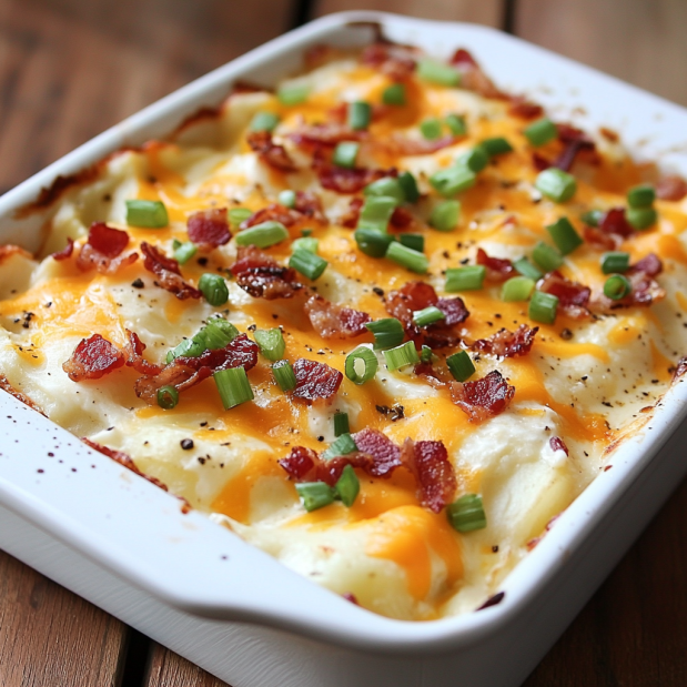 Creamy Twice Baked Potato Casserole