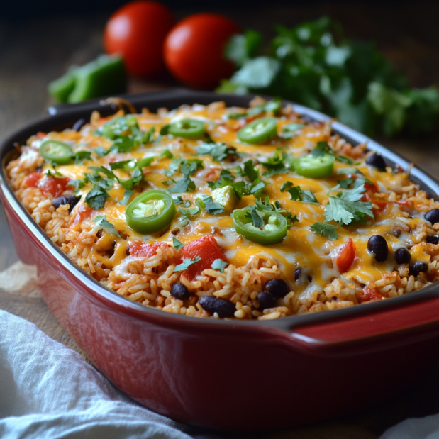 Easy Cheesy Mexican Rice Casserole | Perfect Dinner