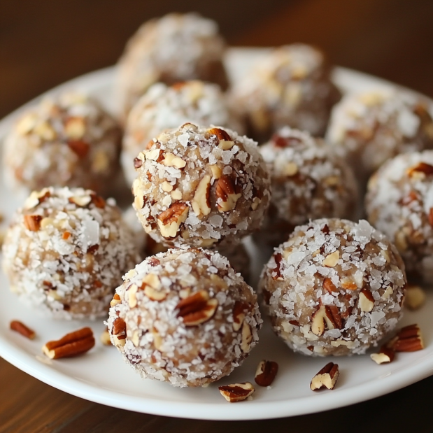 Easy No-Bake Pecan Pie Balls