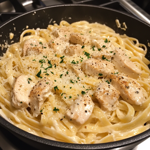 Easy One-Pot Chicken Alfredo Recipe Ready in 30 Minutes