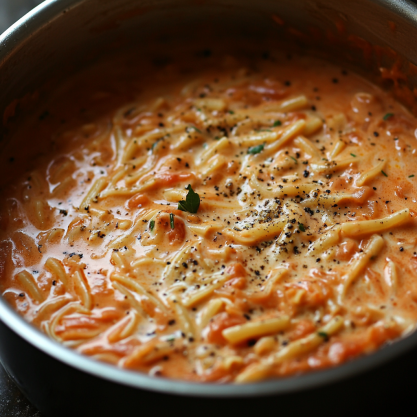 Easy One Pot Creamy Tomato Pasta