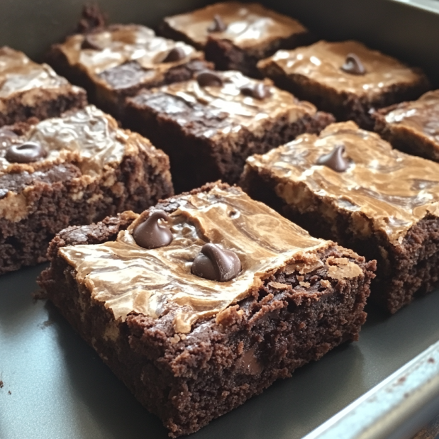 Homemade Cookie Dough Brownies