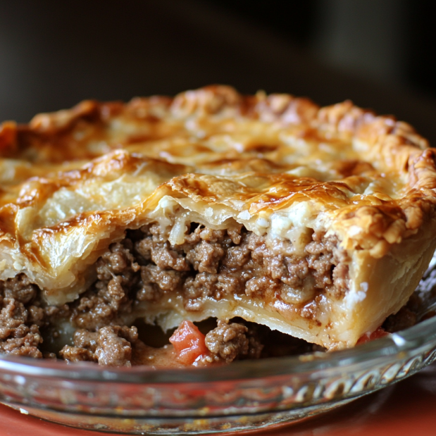 Italian Beef and Sausage Pie: A Hearty Family Meal