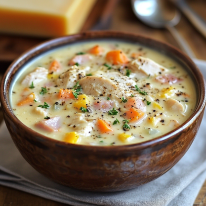 Chicken Cordon Bleu Soup Recipe