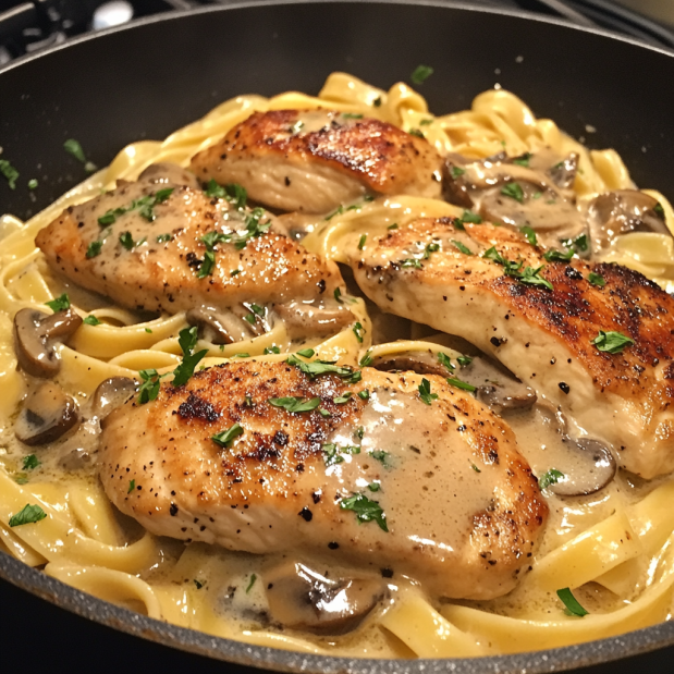 Creamy Chicken Marsala Pasta: 30-Minute Dinner Recipe