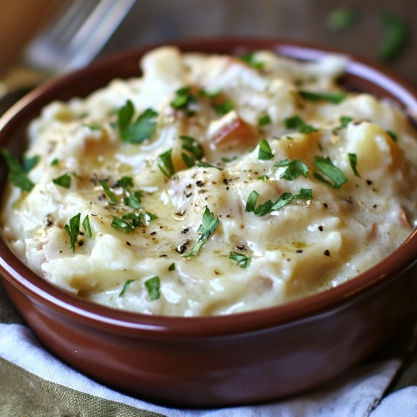 Easy Creamy Garlic Mashed Potatoes Recipe