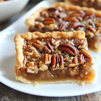 Easy Lazy Girl Pecan Pie Bars for the Perfect Dessert