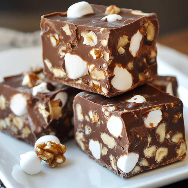 Easy Rocky Road Candy Recipe for Homemade Treats