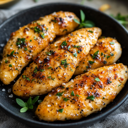 Garlic Butter Chicken Tenders Recipe