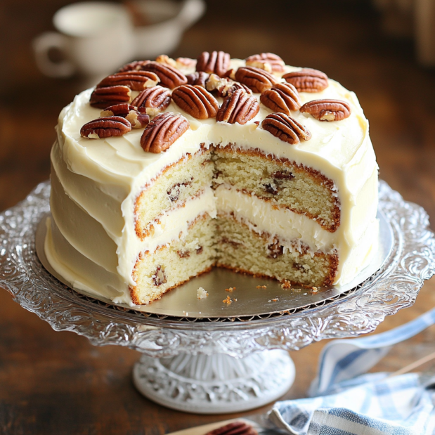 Homemade Butter Pecan Cake Recipe – Southern Classic