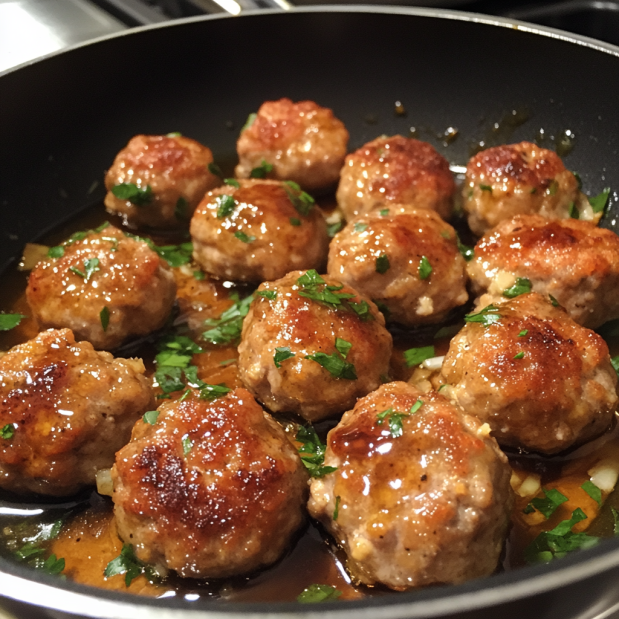 Honey Garlic Turkey Meatballs Recipe