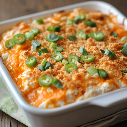 Jalapeno Buffalo Chicken Casserole Recipe