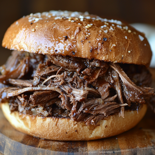 Juicy Pulled Beef Sandwich Recipe Made Easy at Home