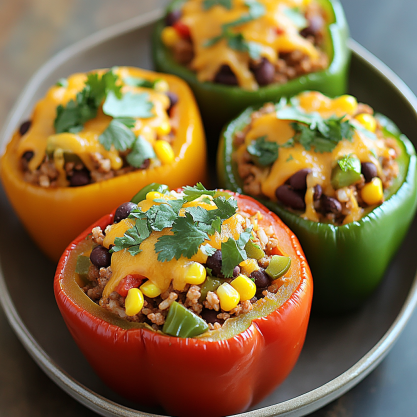 Mexican Style Stuffed Peppers Recipe