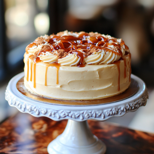 My Twisted Concoction of Caramel Spice Cake | Recipe