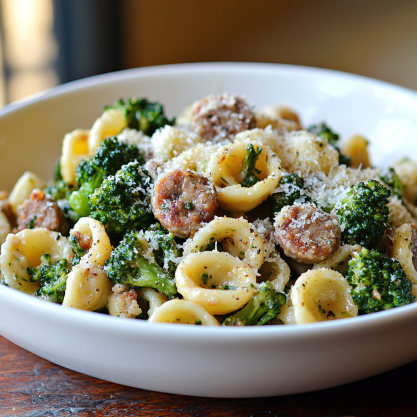 Orecchiette with Sausage and Broccoli Recipe