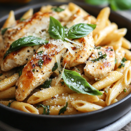 Parmesan Chicken Penne Recipe