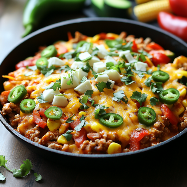 Easy Turkey Enchilada Skillet Recipe