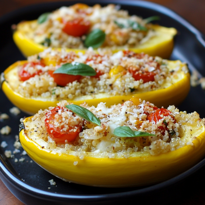 Stuffed Summer Squash