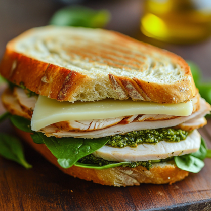 Turkey Pesto Sandwich Recipe