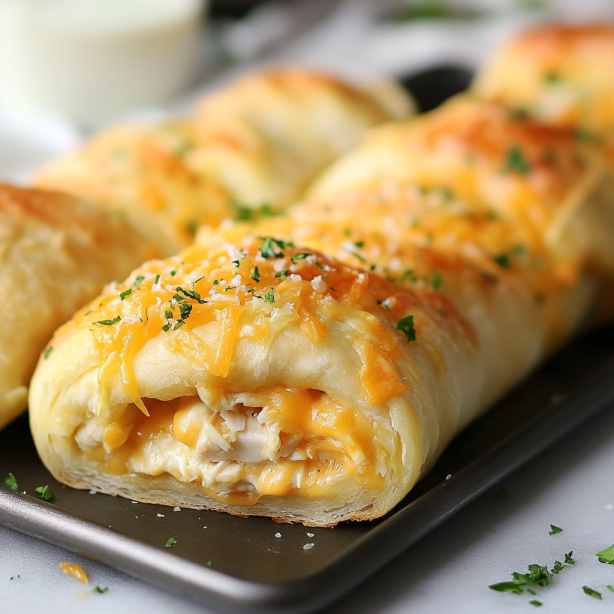 Cheesy Chicken Crescent Roll