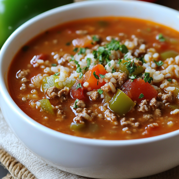 Easy Stuffed Pepper Soup Recipe