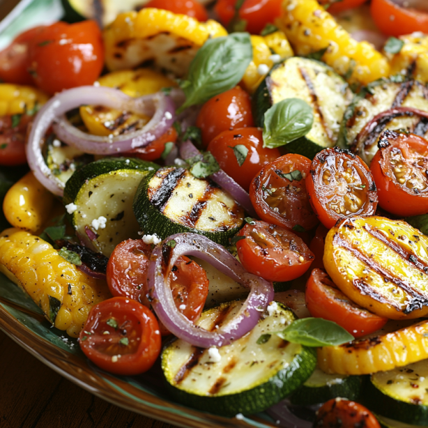 Grilled Summer Vegetable Salad