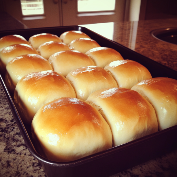 Homemade Amish Dinner Rolls