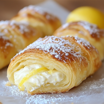 Lemon Cheesecake Crescent Rolls