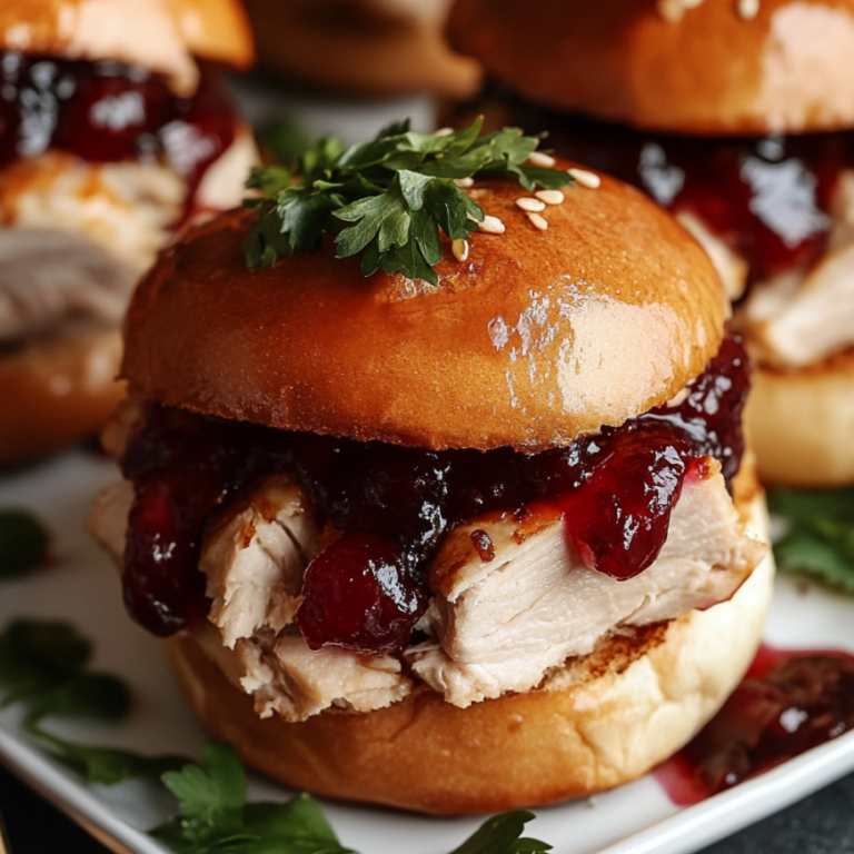 Tasty Cranberry Turkey Sliders for Any Occasion